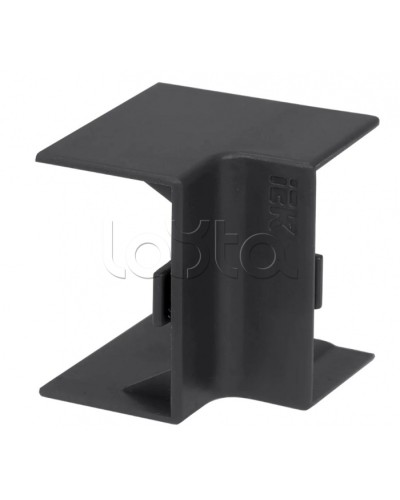 ELECOR Угол внутренний КМВ 60х40 черный (4шт/компл) IEK (EL-KK10D-V-060-040-K02) в Калининграде Аксессуары для кабель-канала Pintop.ru