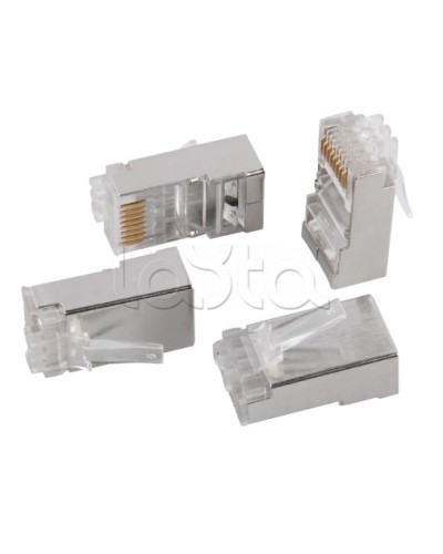 Разъём RJ-45 FTP для кабеля SOLID кат.6 ITK CS3-1C6FS в Калининграде Коннекторы и разъемы Pintop.ru