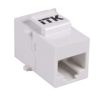 Проходной адаптер кат.5E UTP, RJ45-RJ45, тип Keystone Jack ITK CS7-1C5EU