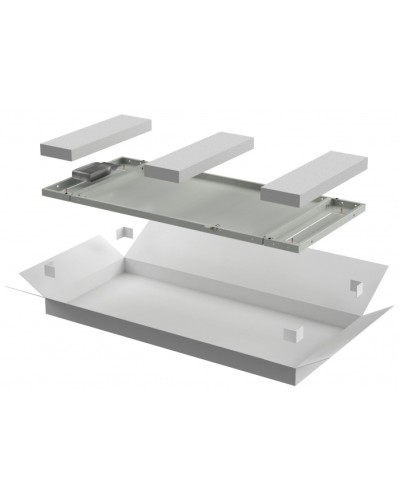 ITK LINEA N Панель задняя 600мм шкафа 28U сер. (LN35-28U6X-ZM) в Калининграде Аксессуары для стоек и шкафов Pintop.ru