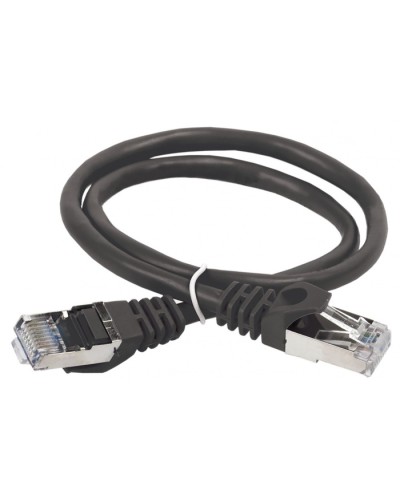 ITK Коммутационный шнур (патч-корд), кат.5Е FTP, 0,5м, черный (PC09-C5EF-05M) в Калининграде Патч-корды и пигтейлы Pintop.ru