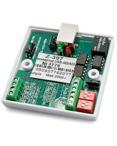 Конвертер специальный с гальванической развязкой USB RS422/485 IronLogic Z-397 (мод. USB) в Калининграде Сетевая СКУД Matrix Pintop.ru