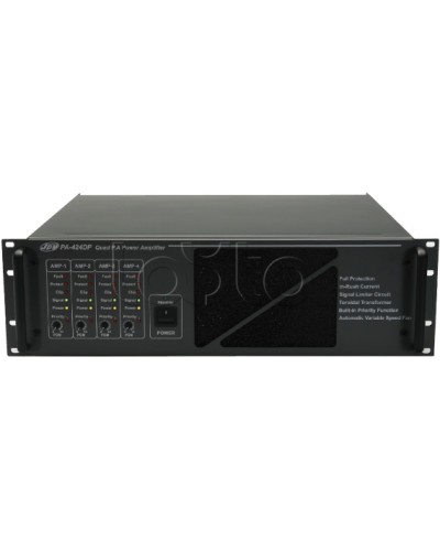 Усилитель мощности 4-x канальный JDM PA-412DP в Калининграде Усилители Pintop.ru
