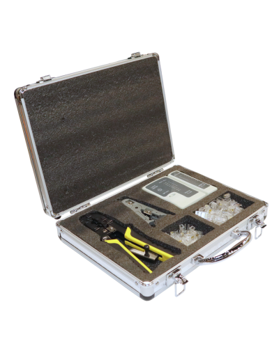 Набор инструментов для изготовления и тестирования патч-кордов LANMASTER LAN-NT-TK/PATCH-TST в Калининграде Аксессуары для стоек и шкафов Pintop.ru