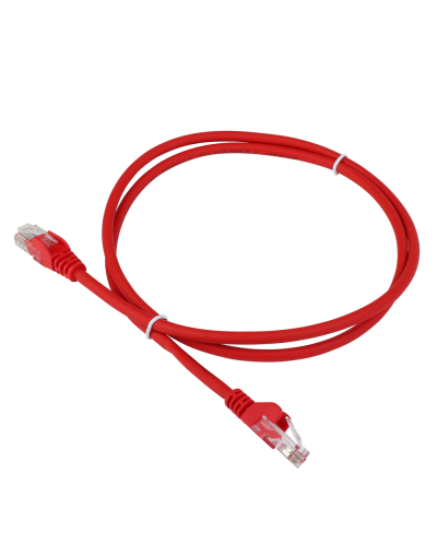 Патч-корд LANMASTER LSZH UTP кат.5e, 9.0 м, красный LANMASTER LAN-PC45/U5E-9.0-RD в Калининграде Патчкорды (медные) Pintop.ru