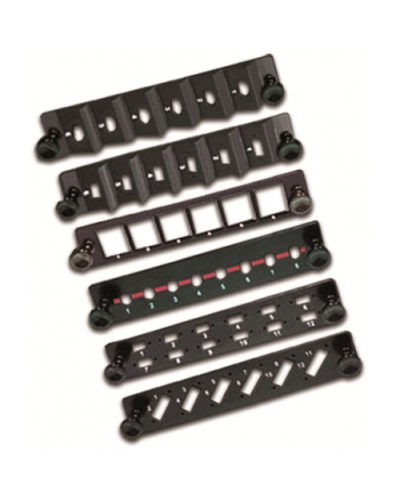 Панель адаптерная на 6 модулей типа Keystone для кросса LAN-FOB10-1P LANMASTER LAN-FP10-6OK в Калининграде Аксессуары для стоек и шкафов Pintop.ru