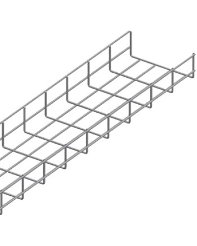 Лоток проволочный 75х100мм, Ф3.8мм, оцинкованный (3 м) LANMASTER LAN-MT75x100-3.8EZ в Калининграде Кабельные лотки Pintop.ru