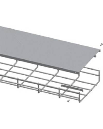 Крышка для лотка шириной 150мм, 1м. LANMASTER LAN-MT-AB150-EZ в Калининграде Аксессуары для лотков Pintop.ru