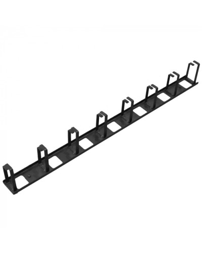 Вертикальный органайзер 755 мм, 8 металлических колец LANMASTER (LAN-ORV-17U-8MR) в Калининграде Кабельные органайзеры Pintop.ru