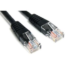 Патч-корд RJ45 - RJ45, 4 пары, FTP, категория 6, 0.5 м, черный, LSZH LANMASTER LAN-PC45/S6-0.5-BK