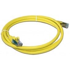 Патч-корд RJ45 - RJ45, 4 пары, FTP, категория 6, 1 м, желтый, LSZH LANMASTER LAN-PC45/S6-1.0-YL