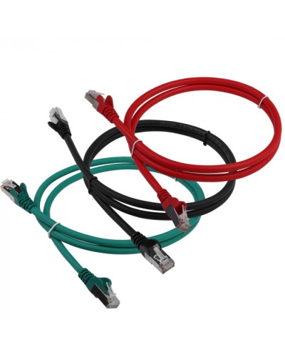 Патч-корд LSZH FTP кат.6, 15 м, зеленый LANMASTER LAN-PC45/S6-15-GN в Калининграде Патч-корды и пигтейлы Pintop.ru