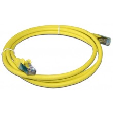 Патч-корд RJ45 - RJ45, 4 пары, FTP, категория 6A, 2 м, желтый, LSZH LANMASTER LAN-PC45/S6A-2.0-YL