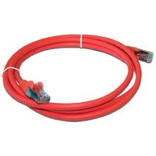 Патч-корд RJ45 - RJ45, 4 пары, FTP, категория 6A, 3 м, красный, LSZH LANMASTER LAN-PC45/S6A-3.0-RD