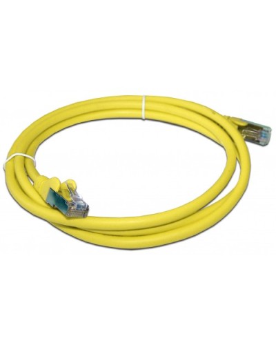 Патч-корд RJ45 - RJ45, 4 пары, FTP, категория 6A, 5 м, желтый, LSZH LANMASTER LAN-PC45/S6A-5.0-YL в Калининграде Патч-корды и пигтейлы Pintop.ru