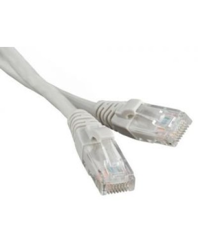 Патч-корд RJ45 - RJ45, 4 пары, UTP, категория 5е, 5 м, серый, LSZH LANMASTER LAN-PC45/U5E-5.0-GY в Калининграде Патч-корды и пигтейлы Pintop.ru