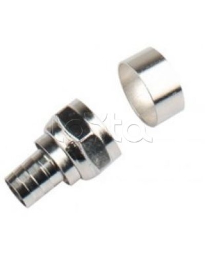 Штекер F-разъем под обжим (RG59) LAZSO APFC12-RG59(100) в Калининграде Коннекторы Pintop.ru