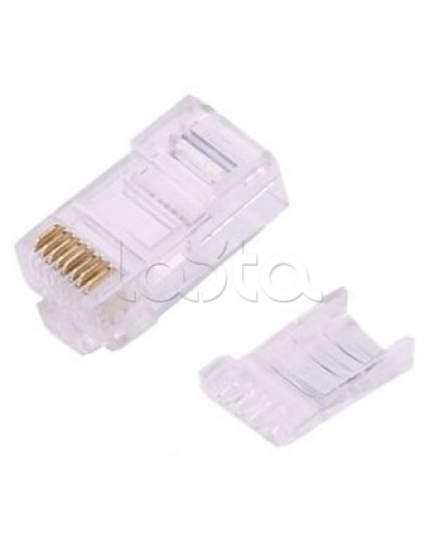 Штекер RJ45 (8P8C) CAT6 со вставкой LAZSO APJ15 в Калининграде Коннекторы Pintop.ru