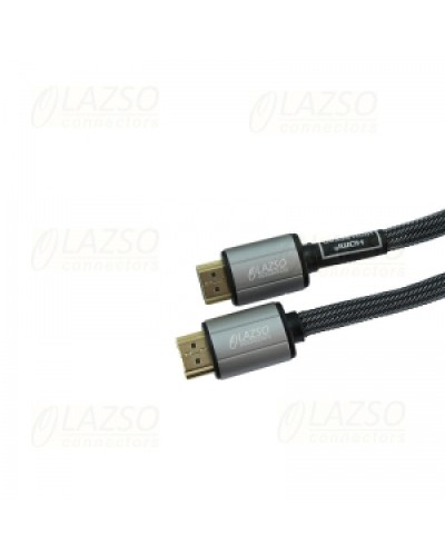 Кабель для передачи сигналов HDMI 2.0 LAZSO WH-111(2m)-B в Калининграде Патч-корды и пигтейлы Pintop.ru