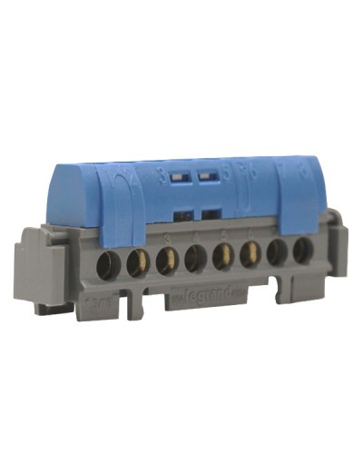 Клеммная колодка IP 2X нейтраль синяя Legrand 004842 в Калининграде Клеммные колодки Pintop.ru