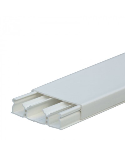 Мини-плинтус DLPlus 60x16 - 3 секции - длина 2,10 м - белый Legrand 030026 в Калининграде Кабель-канал Pintop.ru