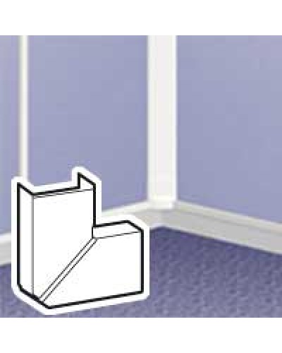 Угол плоский переменный для мини-канала 75х20 LEGRAND 030303 в Калининграде Аксессуары для кабель-канала Pintop.ru