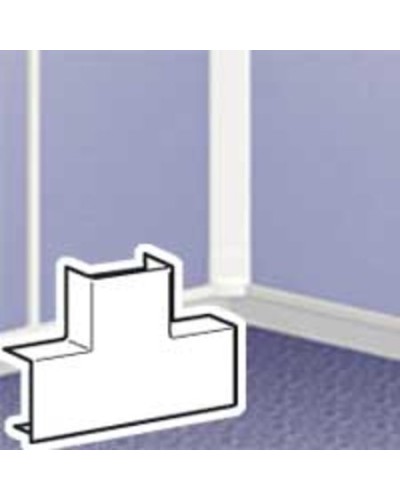 Т-образное ответвление для мини-плинтуса DLPlus 32x16 белый Legrand 033330 в Калининграде Аксессуары для кабель-канала Pintop.ru