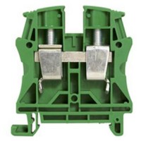 Клемма 16 мм2 однополюсная 1 вход/1 выход, шаг 12 мм, зеленая Viking Legrand 037198