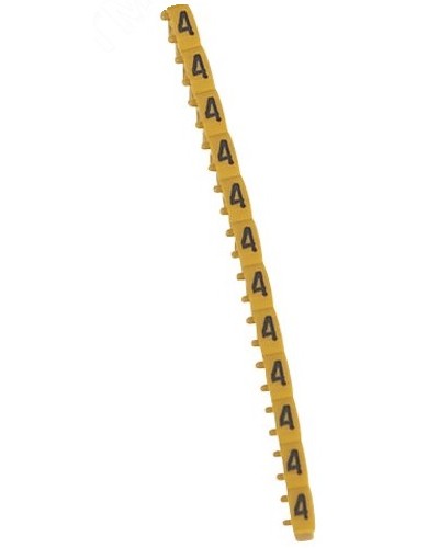 Маркер 4 0,15/0,5 ЖЛТ CAB3 Legrand 038104 в Калининграде Аксессуары для кабель-канала Pintop.ru