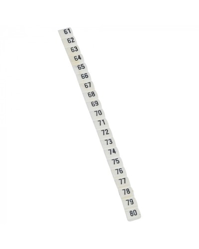 Маркер CAB3 цифры 61-80 Legrand 038153 в Калининграде Аксессуары для кабель-канала Pintop.ru