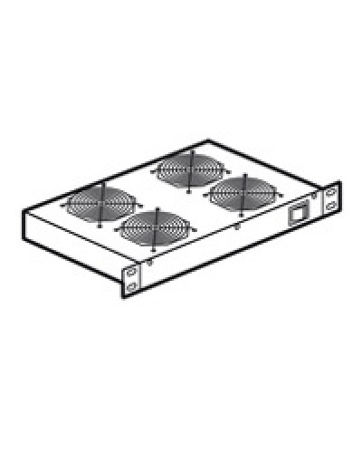 Полка с 4 вентиляторами высотой 1U Legrand 046490 в Калининграде Полки для шкафов и стоек Pintop.ru