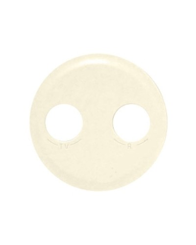 Лицевая панель для розетки TV/FM слоновая кость Celiane Legrand 066232 в Калининграде Аксессуары для кабель-канала Pintop.ru