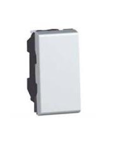 Переключатель на 2 направления Mosaic 1 модуль 10 AX алюминий Legrand 079201 в Калининграде Аксессуары для кабель-канала Pintop.ru