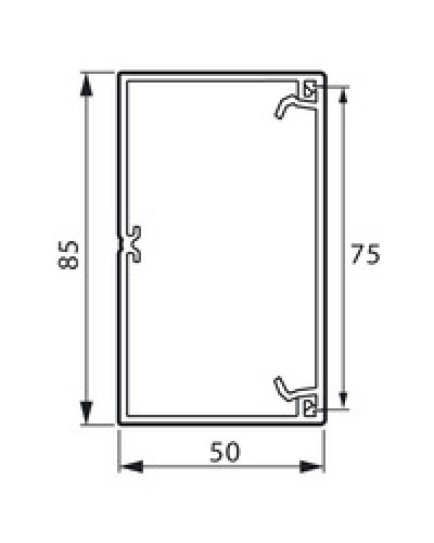 Кабель-канал METRA 85x50 Legrand (638080) в Калининграде Кабель-канал Pintop.ru