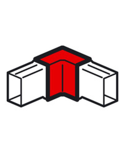 Угол внутренний для кабель-канала METRA 20x12 Legrand (638121) в Калининграде Аксессуары для кабель-канала Pintop.ru