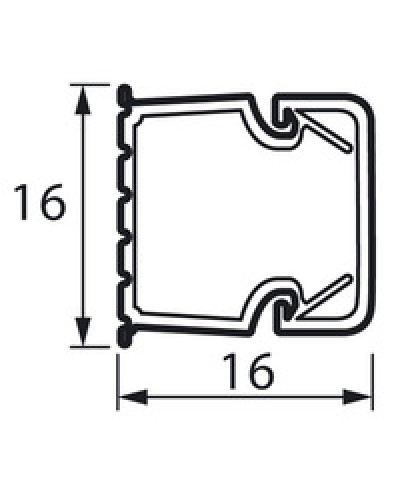 Кабель-канал METRA 16x16 Legrand (638191) в Калининграде Кабель-канал Pintop.ru