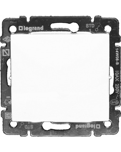 Переключатель промежуточный Valena 10 AX 250 В белый Legrand 774407 в Калининграде Аксессуары для кабель-канала Pintop.ru