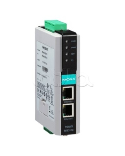 Преобразователь 1-портовый Modbus-RTU/ASCII (RS-232/422/485) в Modbus/TCP MGate MB3170I-T в Калининграде Дополнительное оборудование для ОПС Pintop.ru