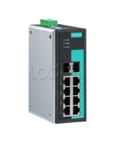 Коммутатор неуправляемый промышленный 6-портовый Moxa EDS-G308-2SFP-T в Калининграде Коммутаторы Pintop.ru