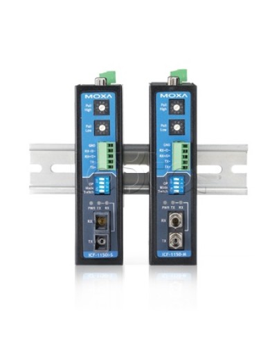 Конвертор RS-232/422/485 в оптику SC Moxa ICF-1150-S-SC в Калининграде Дополнительное оборудование для ОПС Pintop.ru