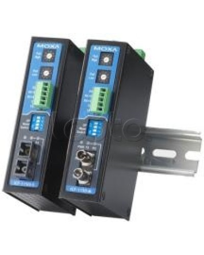 Конвертор RS-232/422/485 в оптику SM (ST) Moxa ICF-1150-S-ST-T в Калининграде Дополнительное оборудование для ОПС Pintop.ru
