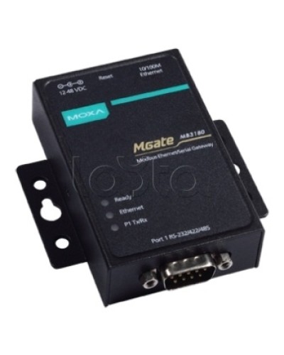Преобразователь Modbus-RTU/ASCII в Modbus/TCP Moxa MGATE MB3180 в Калининграде Дополнительное оборудование для ОПС Pintop.ru