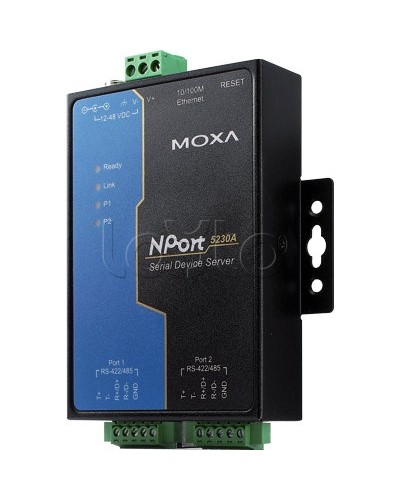 Сервер 2-портовый RS-422/485 в Ethernet Moxa NPort 5230A в Калининграде Дополнительное оборудование для ОПС Pintop.ru