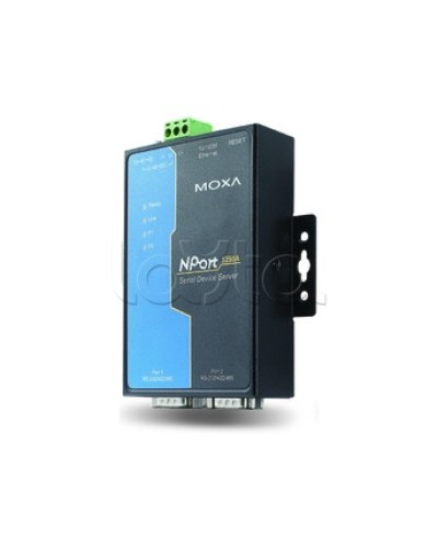 Сервер 2-портовый RS-232/422/485 в Ethernet Moxa NPort 5250A в Калининграде Дополнительное оборудование для ОПС Pintop.ru
