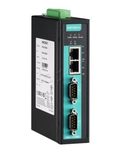 Сервер 2-портовый RS-232/422/485 в Ethernet Moxa NPort IA-5250AI-IEX в Калининграде Дополнительное оборудование для ОПС Pintop.ru