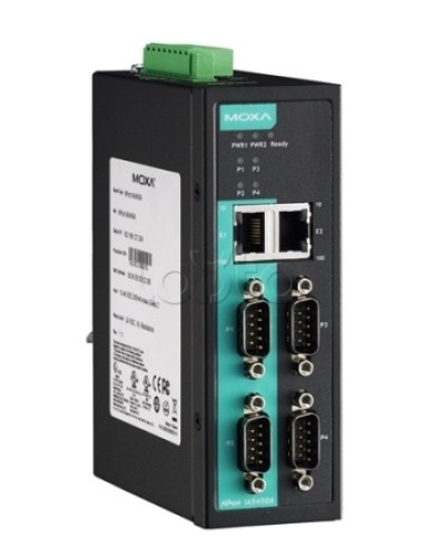 Сервер 4-портовый RS-232/422/485 в Ethernet Moxa NPort IA-5450AI-T в Калининграде Дополнительное оборудование для ОПС Pintop.ru