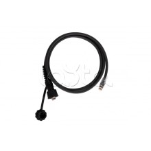 Индустриальный коммутационный шнур NIKOMAX F/UTP 4 пары, переходной, Кат.6 (Класс E), 250МГц, RJ45/8P8C(IP67)-RJ45/8P8C, T568B, многожильный, BC (чистая медь), 26AWG (7х0,160мм), с защитной крышкой, PUR, черный, 3м NIKOMAX (NMC-PC4SE55B-030-IS-TR-BK)