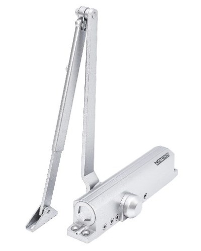 Доводчик NOTEDO DC-030-130 EN2-5, с рычажной тягой, DA+BC, (белый) в Калининграде Доводчики Pintop.ru