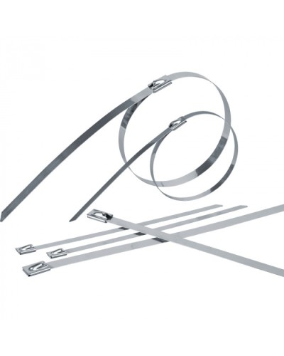 Хомуты стальные Navigator 82 386 NCT-S-046-200-50 (50 шт/упак) в Калининграде Стяжки-хомуты Pintop.ru