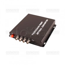 Приёмник 4 каналов видео оптический OSNOVO RA-H4/1F